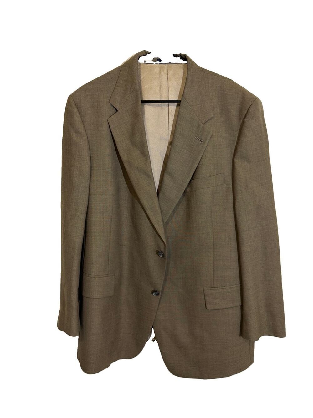 Burberry London Vintage Two Button Blazer Size 44s USA Wool